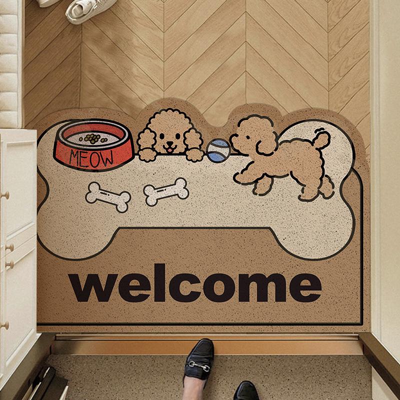 

Роскошный высококачественный нескользящий коврик для входной двери с режущим проволочным кольцом 40*60CM【Wire loop 8mm】