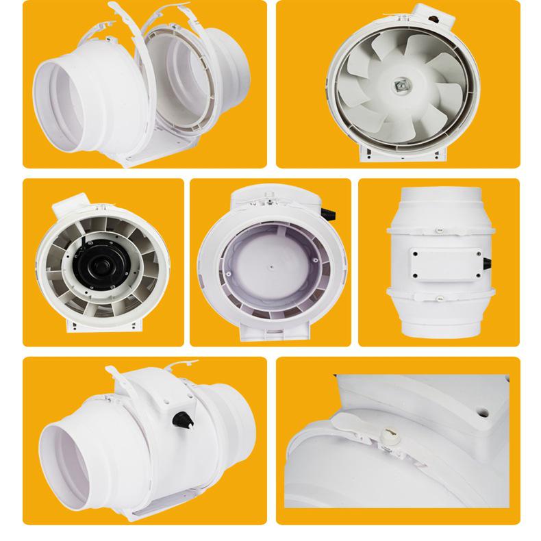 Silent Axial Flow Ventilation Fan for Kitchen and Bathroom Exhaust