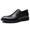 Herrenschuhe aus atmungsaktivem Leder im koreanischen Stil: Business, Casual, Formal, Hochzeit Weiche Sohlen