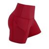 High Waisted Yoga Running Compression Shorts With Side Pockets