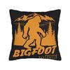 Bigfoot Hiking Illustration Printed Pillow Case Square Pillow Cover For Sofa Car Home Decor Vintage Pillowcases