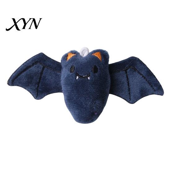Pumpkin Cat Toy Halloween Theme Toy, Soft Ghost Bat Plush Cute Bite-resistant Stuffed Chew for Indoor Cats Boredom Relief Toys