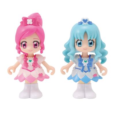Bandai PreCure Deco Doll Cure Blossom and Cure Marine