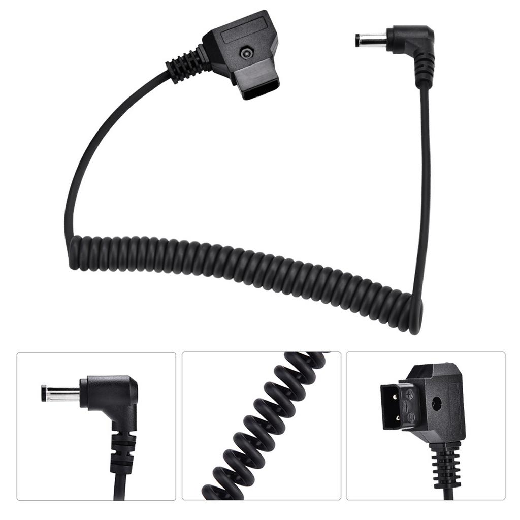 D Tap B Type Male to Right Angle DC 5.5x2.5mm Adapter Cable Accessory for Anton V Mount Battery