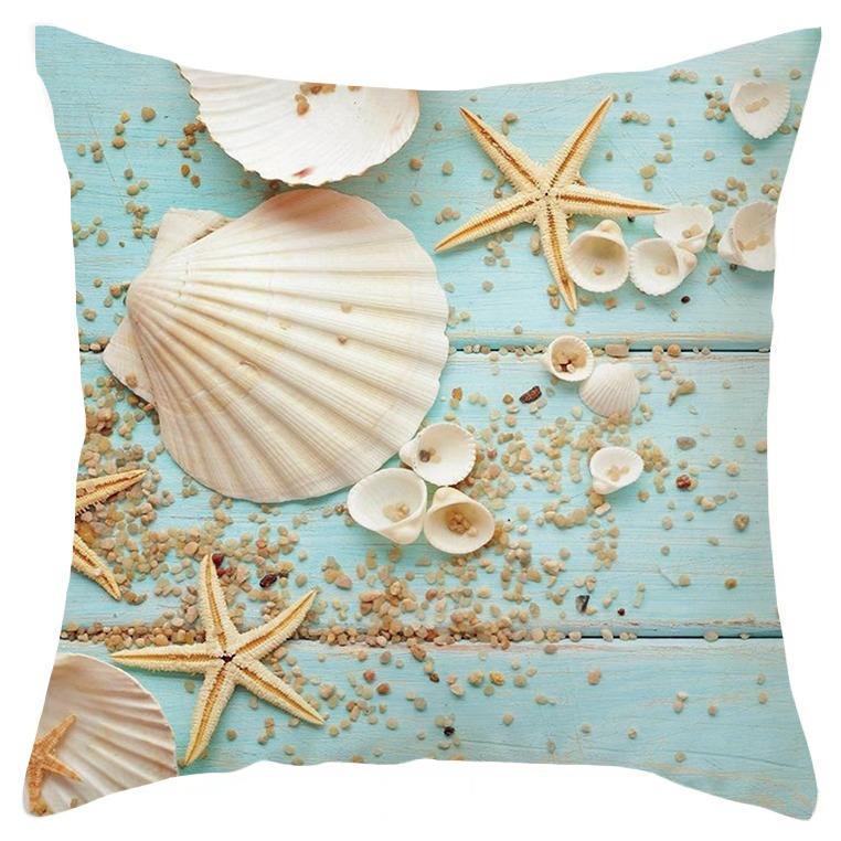 Office Living Room Home Pillowcase Beach Starfish Pattern Pillowcase Car Ornaments