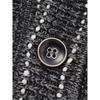 Levis Simple Comfortable Versatile Warm Embroidered Knitted V-Neck Long Sleeve Sweater Men Sweater Black 003TI-0000