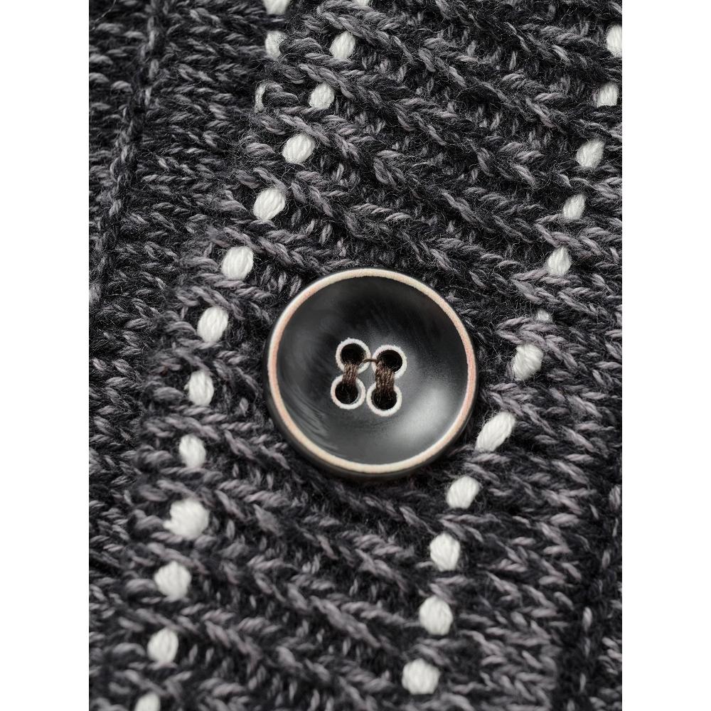 Levis Simple Comfortable Versatile Warm Embroidered Knitted V-Neck Long Sleeve Sweater Men Sweater Black 003TI-0000