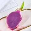 Dragon Fruit Stress Relief Toy with Tweezers Double Layers Fruit Seeds Removal Toy Blackhead Pimples Popping Decompression Sensory Toy