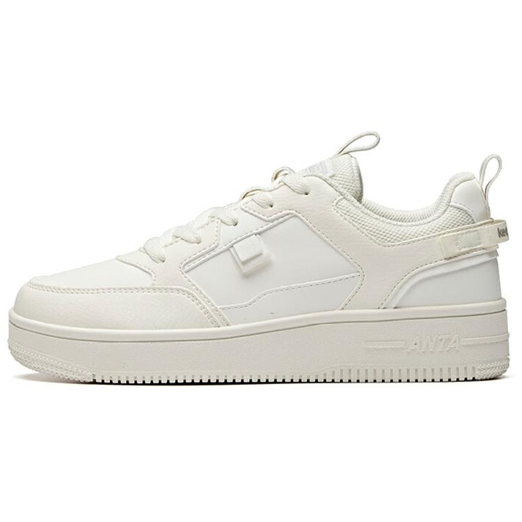 New Anta Life Collection Abrasion Resistant Breathable Low top Skateboard Shoes Women's White 922018061-2