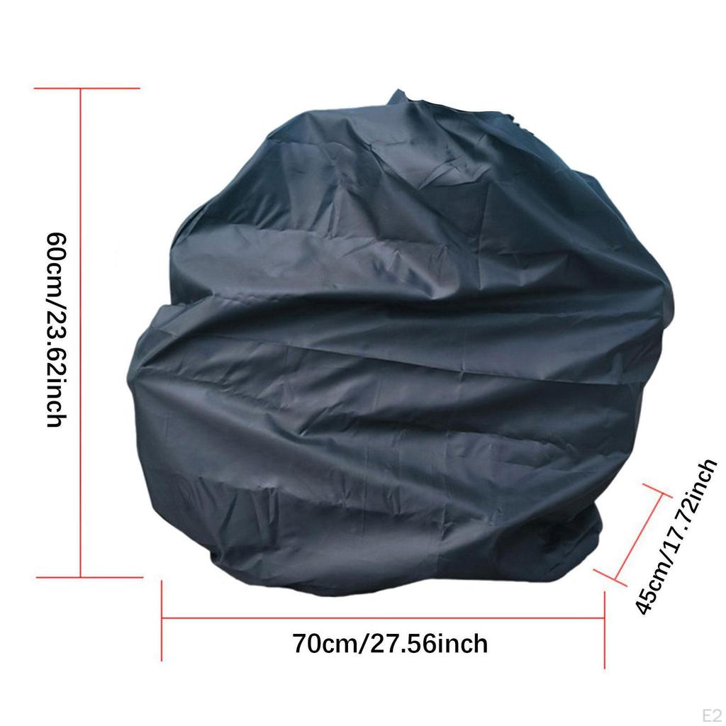 Husă de praf pliată pentru bicicletă, geantă de transport cu cordon de jos pliabil pentru interior