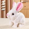 Plush Electric Toy Rabbit - Cute, Walking, Talking Simulated Pet Doll for Kids