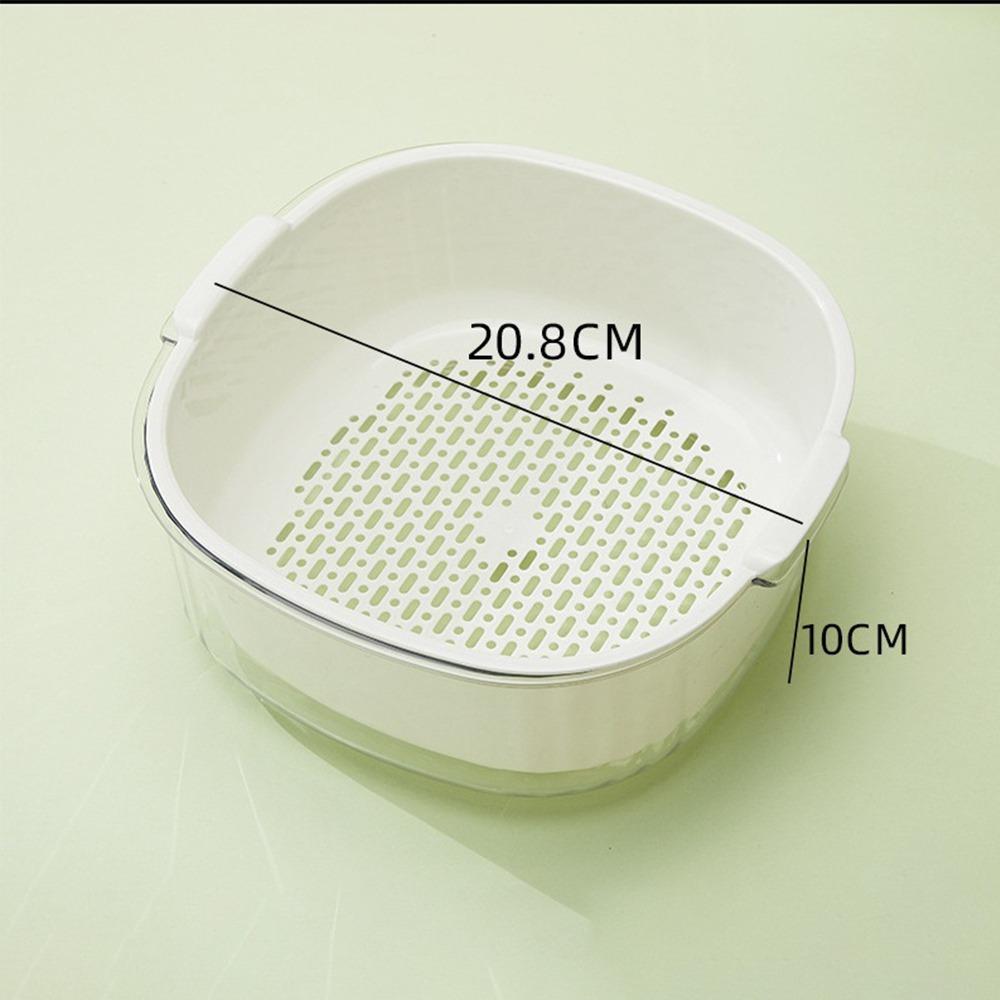 

Двухслойная корзина для слива большой вместимости, ПЭТ корзина для хранения, новые фруктовые корзины M