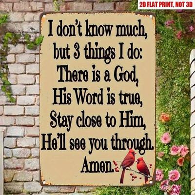 Religious Tin Sign Vintage Wall Art Holy Blessings Quote Retro Metal Plaque Home Church Bar Decor 8x12 Inches