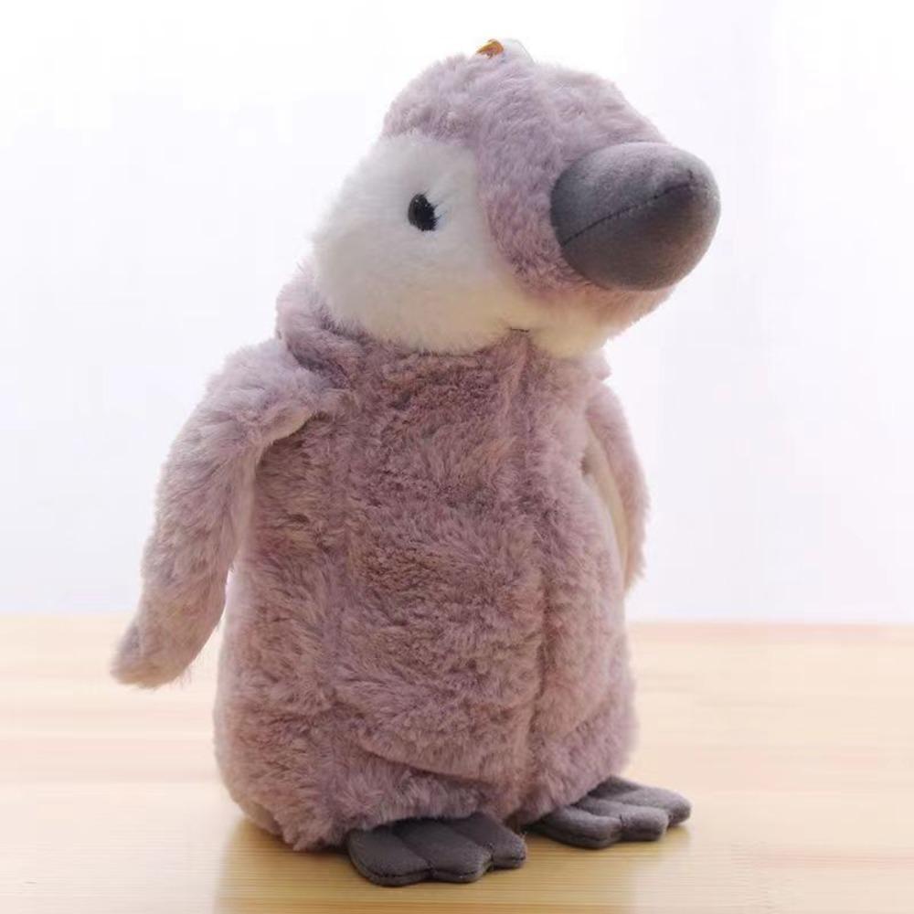 Pen Storage Bag Stationery Bag Large Capacity Penguin Pencil Bag Kawaii Plush Pencil Case Learning