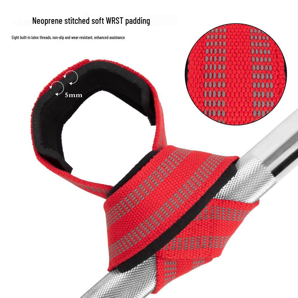 Figure 8 Resistance Bands for Weightlifting & Deadlifts – Fitness Wrist Wraps, Grip & Pull-Up Straps