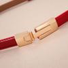 Adjustable Elegant Dress Belt For Women In Smooth Pu Ideal For Styling Versatile