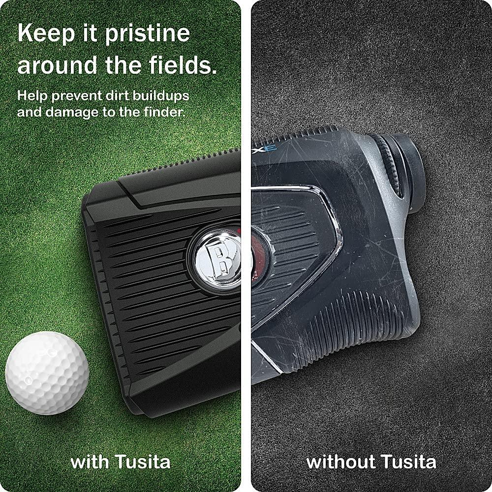 TUSITA Case for Bushnell Pro XE Silicone Protective Cover Golf Laser Rangefinder GPS Accessories - -