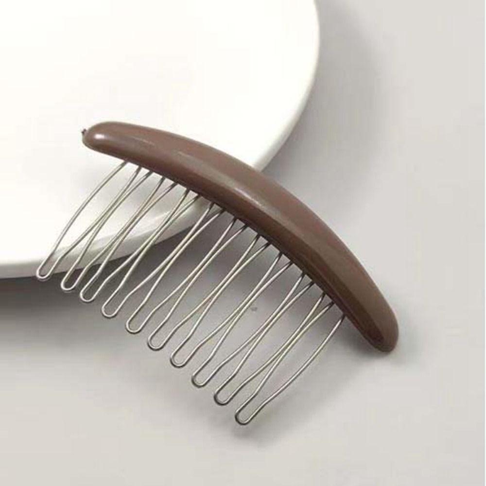 Side Clip Hair Comb Clip Candy Color Hair Clip Broken Hair Clip  Female Hair Accessories