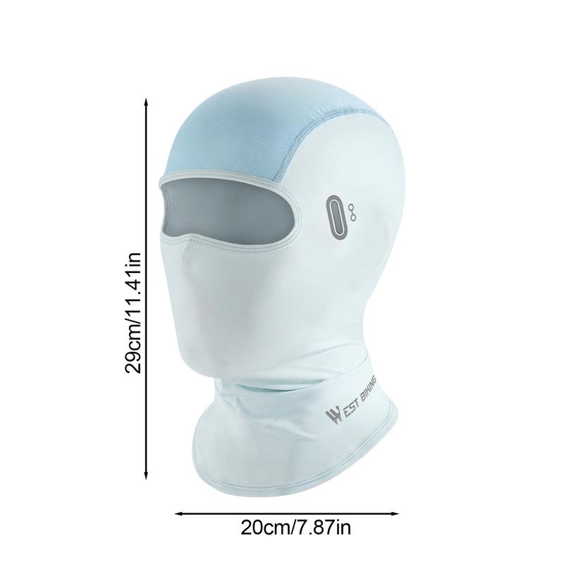 Ochrana proti slunci Zakrytí obličeje Obličejové UV zakrytí obličeje Sluneční štít Obličejová maska UV Ledové hedvábí Kryt na celý obličej Chladivý opalovací závoj na obličej
