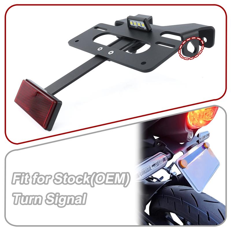 License Plate Holder Bracket Fit For Honda CB125R NEO Sports Cafe CB150R CB300R 2018-2026 Rear Tail Tidy Fender Eliminator Kit