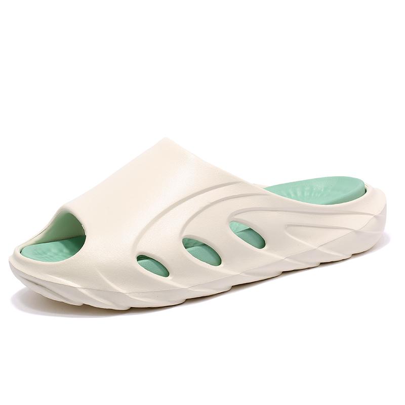 2024 Summer Couple Casual Fashionable Versatile Sport Beach Slippers Thick Bottom EVA Material Men's Slippers In Stock For Quick