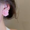 5 Pairs Acrylic Acrylic Flower Stud Earrings Pearl Korean Style Earrings  Holiday