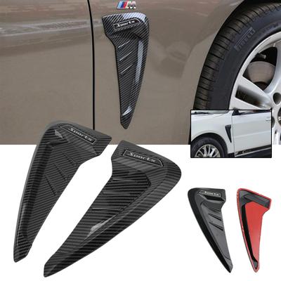 Universal Sport Car Shark Gill Side Air Vent Cover For BMW Accessories F10 F30 E60 E36 X5 E70 Mazda Cx5 Rav4 Mitsubishi Outlande