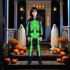 Kids Halloween Costume Glow In Dark Skeleton Suit Jumpsuit Design Friendly Jumpsuit Role Play Party Outfits