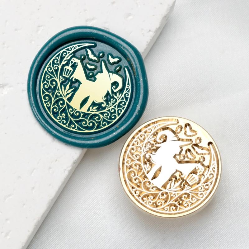 10Pcs Embossed Seal Stamp Head Scrapbooking Stamp Head for Appreciation Card Invitations Envelope Embellishment