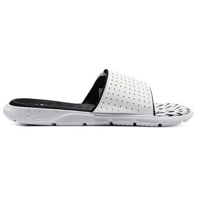 Pantoufles Mercenary Blanc Noir Unisexe 3027252-100