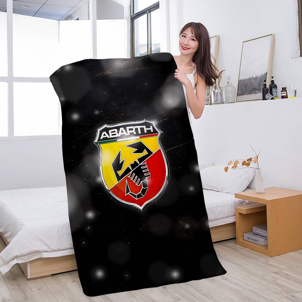 A-AbarthS-S LOGO Microfiber Beach Towel Absorbent Quick Dry Soft Yoga Swimming Resort Mountain Climbing Towel