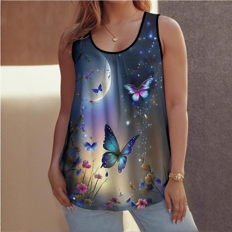 Sexy Fashion Top Comfort Printed Women's Vest T-Shirts Women’s