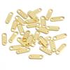 20pcs Stainless Steel Extend Tail Chain Charms Tag Gold Steel Color Multi-style Pendant for DIY Necklace Bracelet Jewelry Making