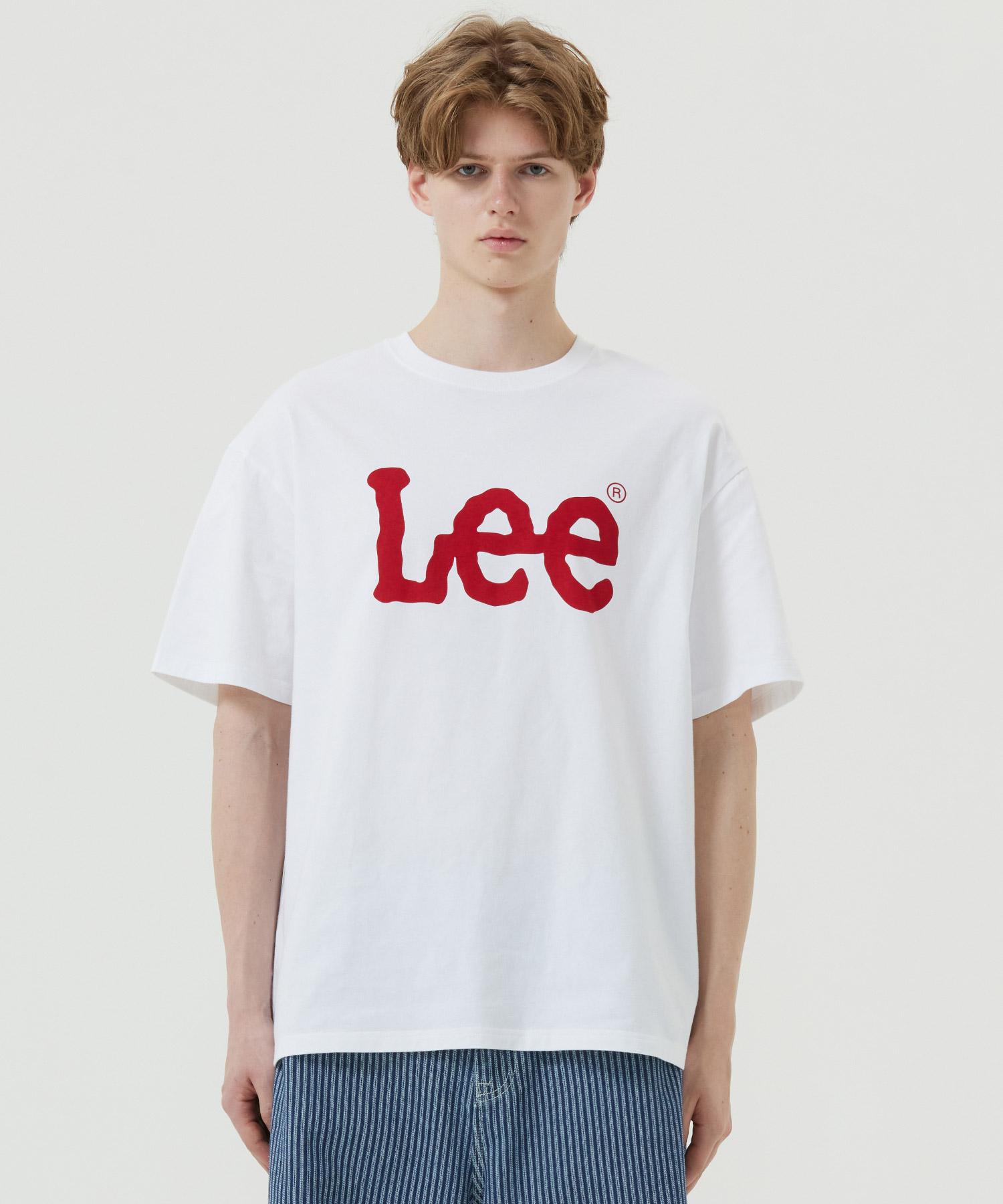 Lee Big Twitch Logo T-Shirt Red Ws