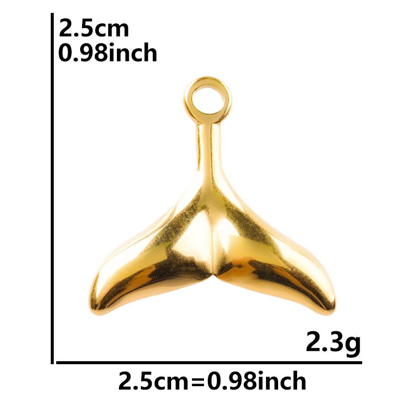 6pcs Real Gold Plated Ocean Animal Turtle Shell Conch Starfish Diy Charms For Jewelry Making Bulk Stainless Steel Charm Pendant