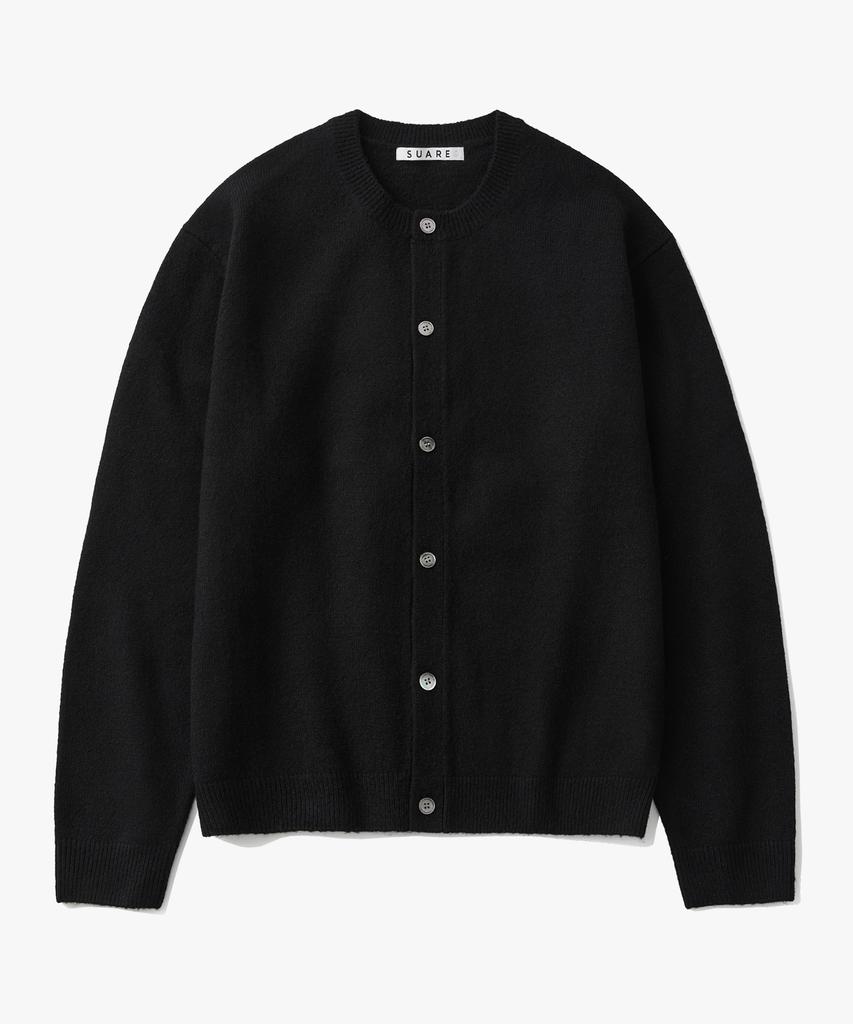 SUARE [Genflox X SUARE] Daily Round Crop Cardigan - 5 Colors