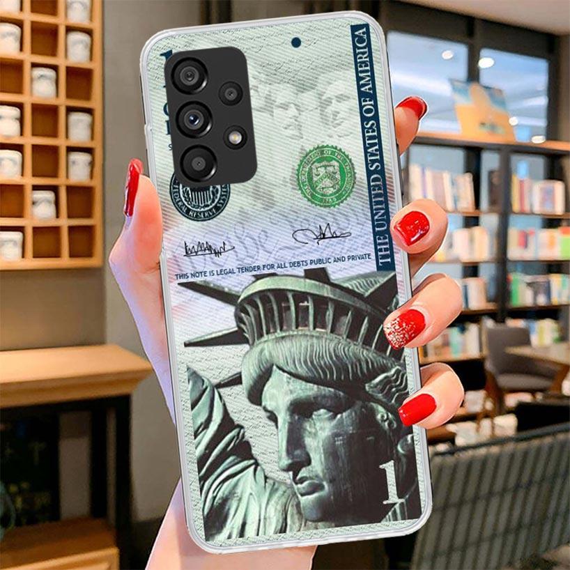 Banknote Dollar Cash Money Phone Case For Samsung Galaxy A17 A37 A57 A16 A26 A36 A56 A15 A25 A35 A55 A14 A24 A34 A54 A13 A23 A33