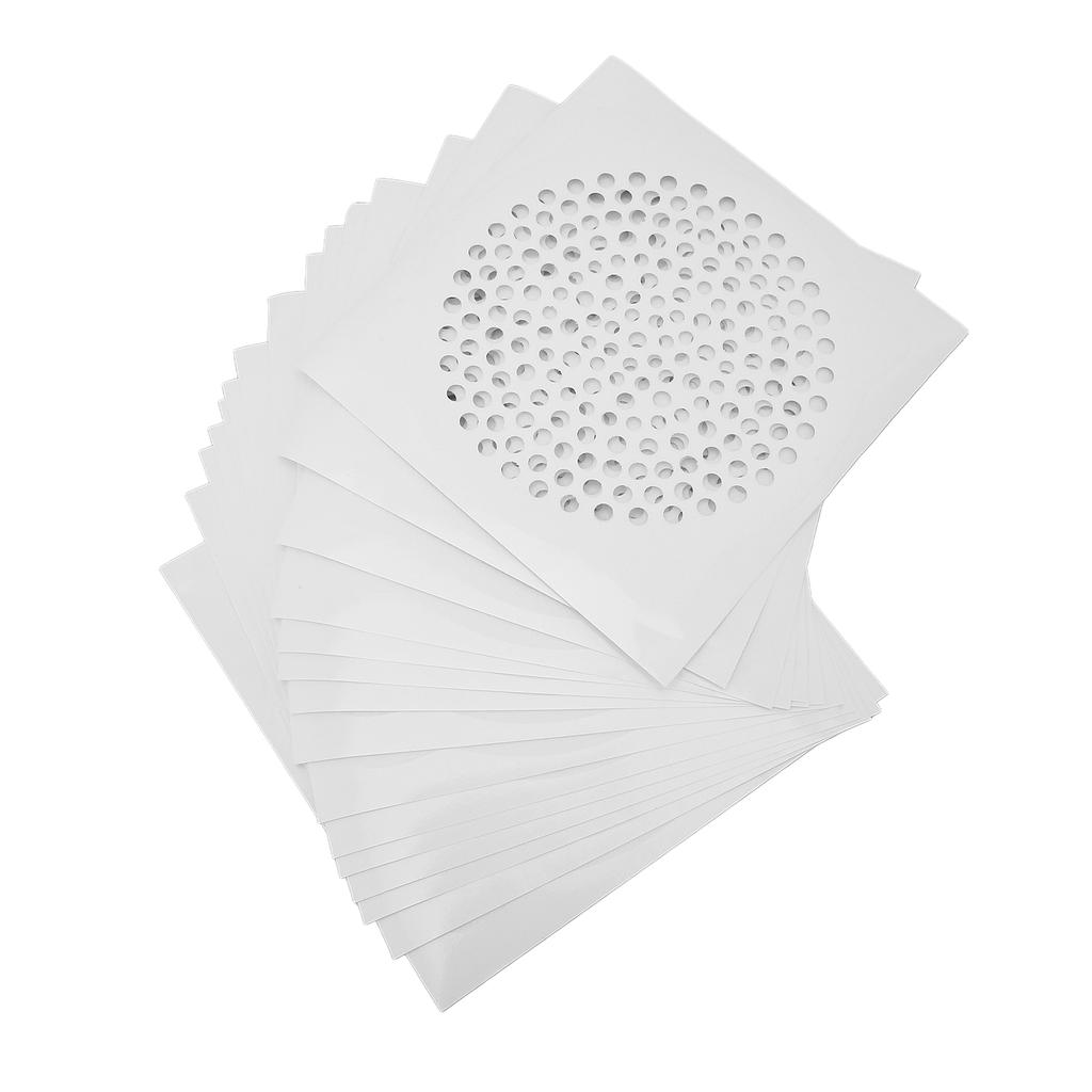 Drain Filter Stickers Disposable Mesh Anti Blocking Shower Hair Catcher Sticker for Bathroom Kitchen Salon15pcs