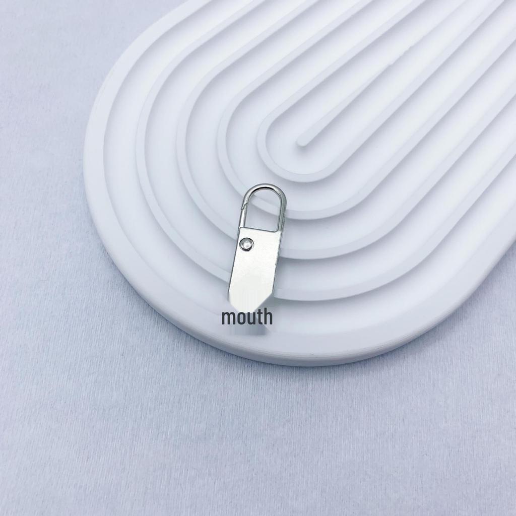 Tool-Free Zipper Pull Tab Replacement for Bags, Backpacks, Coats, and Clothes – Removable Alloy Spring Zipper.