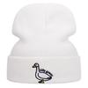 Dumb Goose Embroidery Knitted Hat Autumn And Winter Warm Men'S And Women'S Outdoor Adult Wool Hat Versatile Popular
