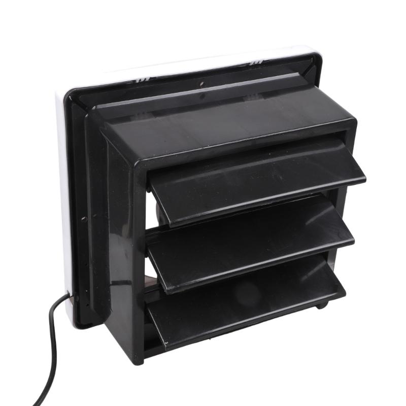 7.5/9/11/13inch Exhaust Fan 12V Wall Mounted Exhaust Fan Low Noise Extractor for Kitchen Bathroom Garage Grow Room