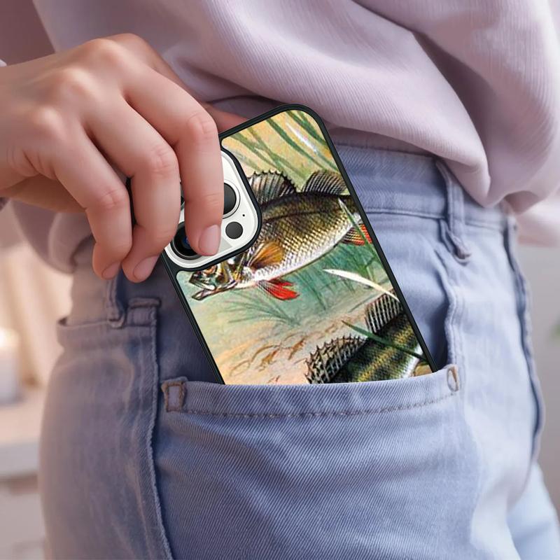 Fish Fishing Carp Funny Phone Case For iPhone 17 Air 15 16e 14 13 Pro Max Coque 12 11 Pro Max PLUS cover