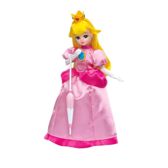 TAKARA TOMY Licca-chan Doll Super Mario Licca-chan Princess Peach Style Dress-up Pretend Play Toy Ag