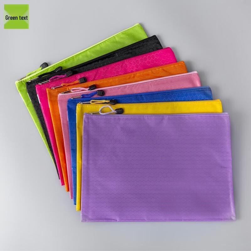 Waterproof Canvas Zipper File Bags