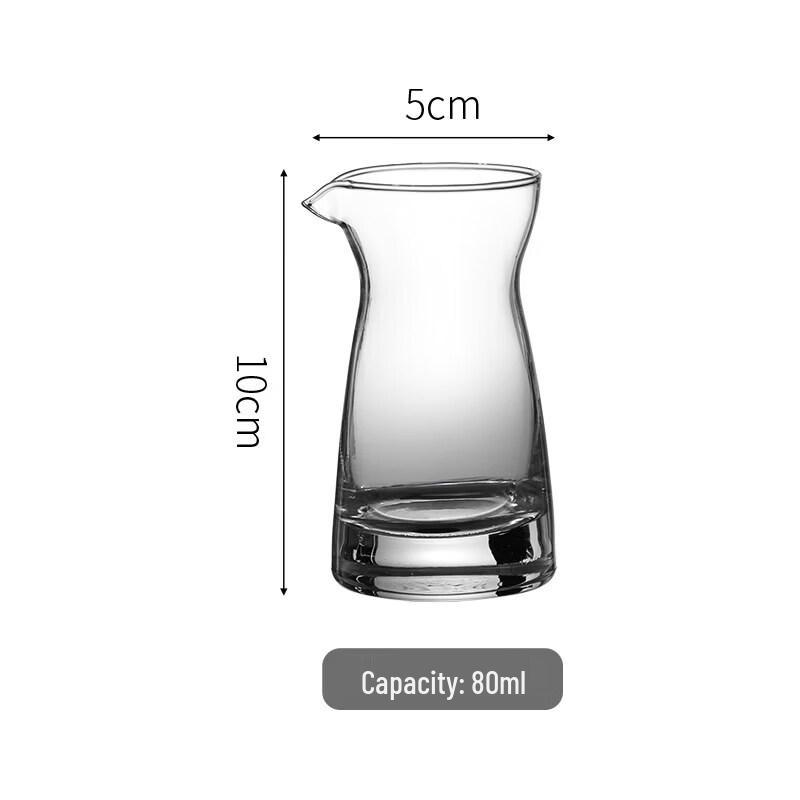 Qiwei 100ml Handmade Thickened Crystal Glass Decanter