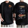 One Piece Ace Sabo Luffy TShirt Oversized Anime Graphic Print Crew Neck Pure Cotton Streetwear Fashion Tops For Men Women