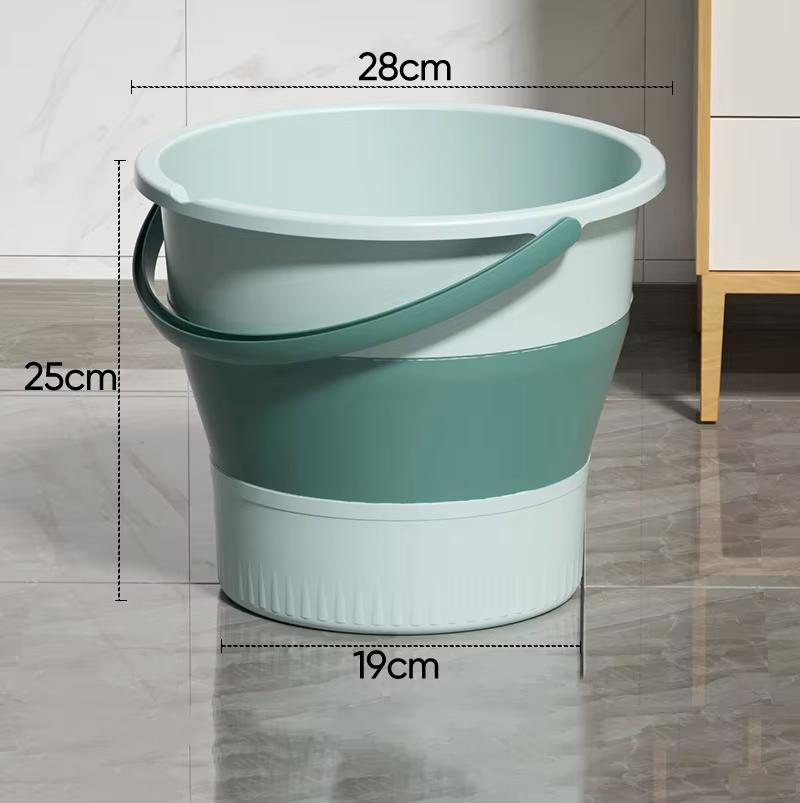 

Портативное складное ведро для мытья дома, автомобиля, пластиковое утолщенное складное ведро для рыбалки на открытом воздухе