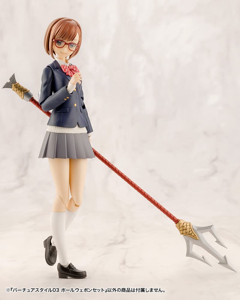 KOTOBUKIYA Modeling Support Goods Virtua Style 03 Pole Weapon Set Plastic Model M.S.G Non-Scale