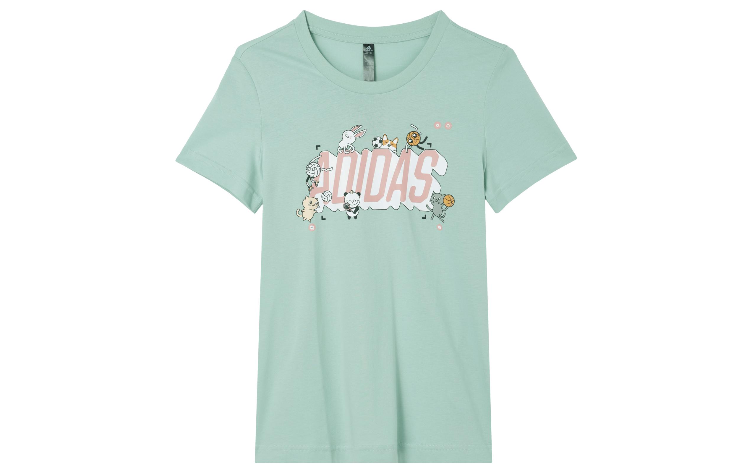 Adidas T Shirt Women s Light Green GD5770 M
