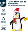 Joyfy 5 FT Christmas Inflatables Penguin Outdoor Decorations Christmas Blow Ups Yard with Built-in LEDs for Holiday Party